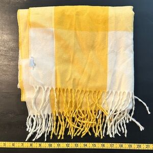 GAP Yellow and White Scarf